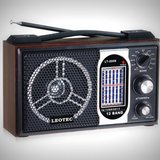 Radio portabil Leotec LT-2008, model retro